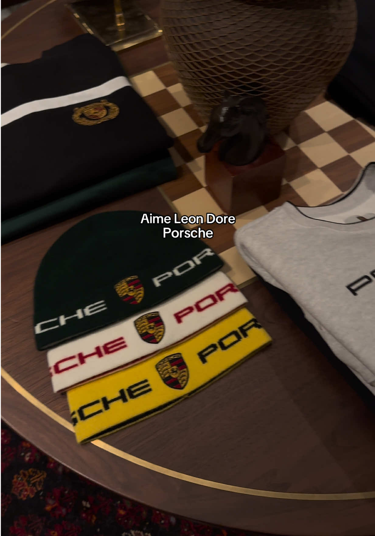 Aime Leon Dore x Porsche new collection! Had to cop something - manifesting that Porsche whip so only right I grab the clothes first 🤌🏽 #fashiontiktok #styleoutfit #outfitinspo #aimeleondore #porsche @Porsche @aimeleondorenewyork