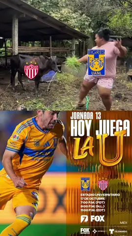 ¡Hoy juega la U! #necaxa #tigresuanl #ligamx #baile #TikTokDeportes 