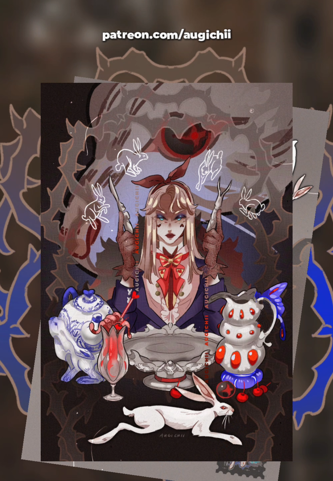 5 more members and we can finally hit 20, highest in 2 years 🥹🖤 (ive done the absolute worst job promoting my sticker club for past 2 yrs help) #snailmail #postcard #patreon #digitalart 