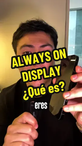 ¿Que es el Always on display? 👀 #iphone16 #iphone13 #iphone14pro #iphone15pro #iphone12 🟡