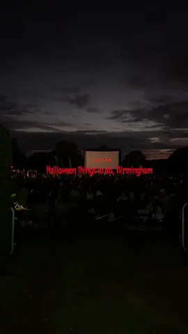 Adventure cinema 📍showcasing all the  Halloween classics this October 🎃! Definitely a fun activity to do with friends or date night! @Adventure Cinema #datenight #thingstodoinbirmingham #outdoorcinema #spookyseason #screammovie 
