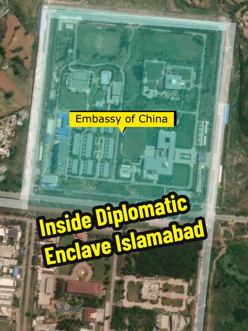 Diplomatic Enclave #islamabad #maps #foreign 