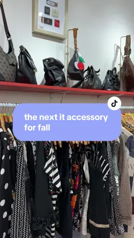 what other accessories are we obsessed with for fall?  #fallaccessories #vintage #italiancharmbracelet #vintagenyc #nycthrift 