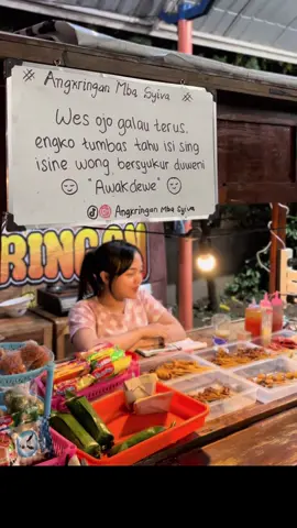 Angkringan Mba Syiva lokasi Pasar Manis Purwokerto belakang Patung Bawor Buka jam 18.00-02.00, tutup setiap Minggu #angkringanmbasyiva #syivaoktavianaa #pakevbukanf 