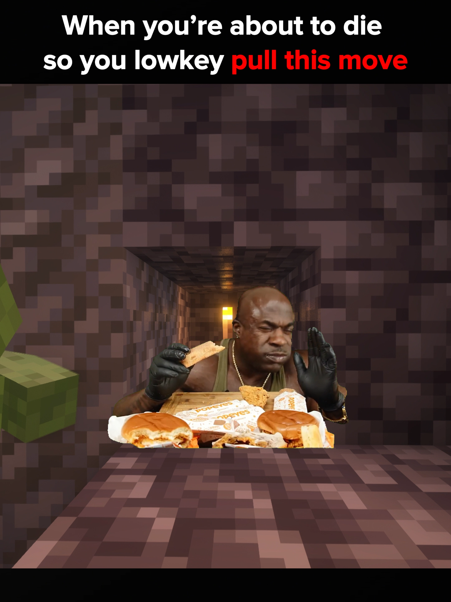 Unbeatable strat🥀#meme #viral #tiktok #funny #laugh #ماينكرافت #Minecraft #minecraftmemes #fy #fyp #minecraftmeme