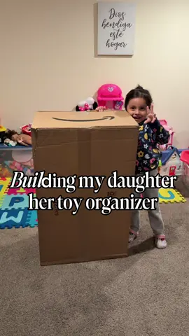 Building my daughter her toy organizer 💖✨ I got it from Amazon from @SpaceAid 🫶🏻 The color is perfect! I will have it linked in my bio in my Amazon storefront if you guys are interested 💖✨ #ladelcafecito#amazon#toyorganizer#spaceaidorganizer  