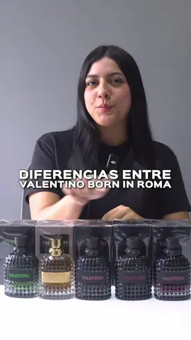 🤵🏻Estas son las diferencias entre Valentino. - •Green Stravaganza  •Uomo  •Born in Roma edt  •Born in Roma extradose  •Born In Roma intense - Green Stravaganza: con un aroma con notas de bergamota 🍊 y madera súper refrescante. - Uomo: un aroma con café ☕️ y chocolate. - Born in Roma edt: que es muy versátil con toques acuáticos 🌊, notas afrutadas y aromáticas. - Extradose: siendo la versión mejorada de la EDT con más fuerza y proyección. - Born in Roma intense: Un aroma dulce con vainilla espectacular 🤤 #perfumesreal #perfume #valentino #borninroma 