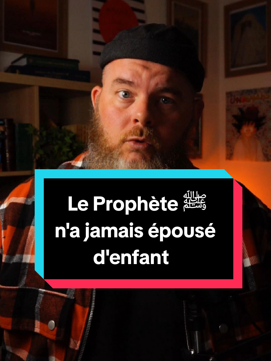 Salām, moi c'est Renaud K de Sarrazins  👉 Le Prophète ﷺ n'a jamais épousé d'enfant #islamic_video #prophetmuhammad #aisha #mariage 