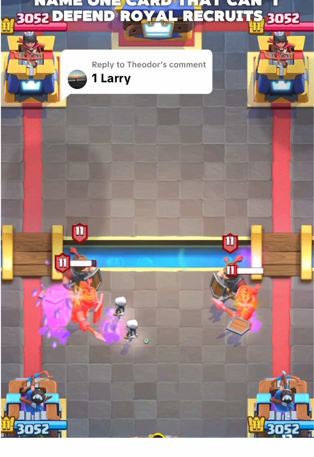 Replying to @Theodor easy 🥱 #clashroyale #placement #gaming #supercell #larry 