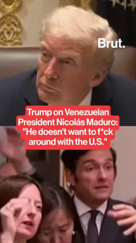 While speaking to reporters about U.S. relations with Venezuela at the White House Friday, Trump said that Venezuelan President Nicolás Maduro has tried offering everything to mediate tensions between the two countries because 