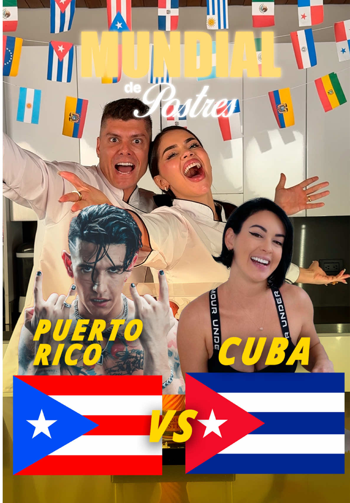 Cuba vs. Puerto Rico | Octavos de Final| Mundial de postres|