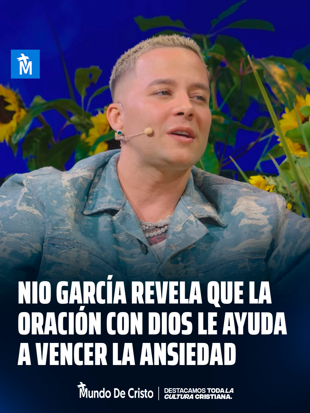 🎤 El reconocido cantante secular Nio García compartió en una entrevista con el comediante Juanpis González cómo su fe en Dios ha sido clave para enfrentar momentos de ansiedad y mantenerse firme en su camino. 💬 Durante la conversación, Nio abrió su corazón y confesó que, cuando atraviesa momentos difíciles, su primer recurso es la oración. “Yo me acuesto, hablo con Dios, respiro… y la ansiedad se me va de una”, afirmó el artista, destacando que su relación personal con Dios le brinda paz y fortaleza. #️⃣ #niogarcia #juanpisgonzalez #oracion #mundodecristo