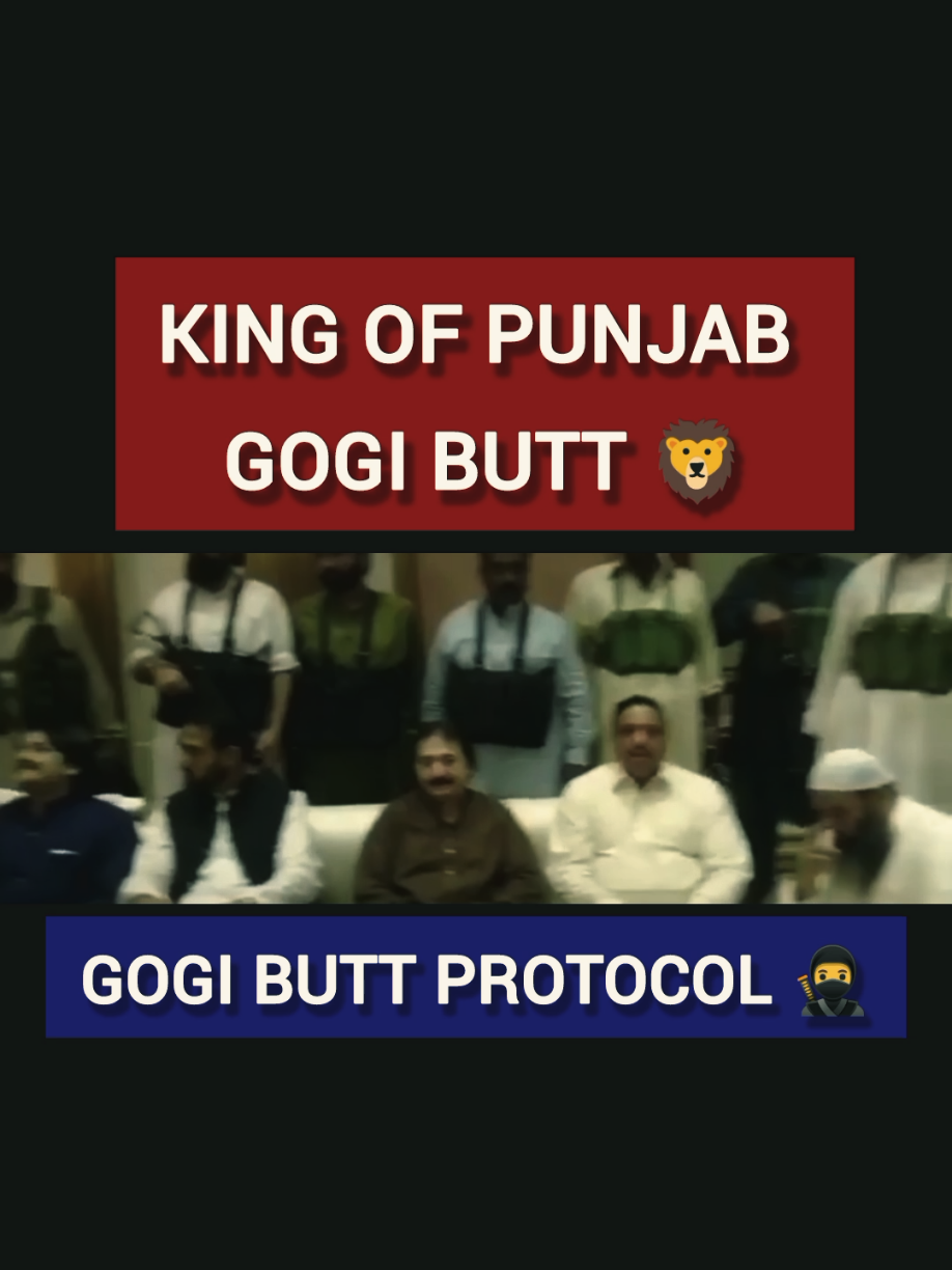 King of Lahore 🦁#gogibutt #gogibuttprotocol #teefibutt #viral #foryou 