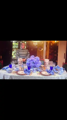 🍽️ Guys as you may have noticed I don’t concern myself much with etiquette regarding placement on my tables. Oh I know the rules and have plenty of ignored table etiquette books. I just don’t follow them🤭because many rules were set at a time when people had staff to assist with the bringing and taking of courses. For instance with teacup. They are usually not placed on the table unless it’s a breakfast table or a table specificly for tea. I like the teacups on my table because I’m a maximalist and more is more. I also usually place them on the wrong side on top of the bread and butter plates. My dining table is oval so I run out of space at both ends. I don’t like crowding my teacups in with the stemware either. I also put too much flatware out sometimes because it looks bare without the full service. Again more is more. People also ask where does the food go? Not on my perfectly beautiful tablescape! 😂I always do buffet style. I have a sideboard and dessert table but guess what? They are fully loaded so after the blessing guests take their plates into the kitchen. Not the most elegant way to serve but it’s how we’ve always done it in our family. I also make my centerpieces too large. Guests at my dining table can bob and weave. ⛷️If anyone dares to complain they won’t be invented back. 😂 Pro Tip : When that annoying sister-in-law 😩is coming for dinner make the centerpiece extra enormous and be sure she’s seated on the opposite side of it! 💐🫣😂I’ve employed this technique many times and it helps until she an ex. 😮‍💨 A complaint I often get on my tablescapes is there’s nowhere for you eye to rest. To which I usually respond “visit your ophthalmologist”🤭My dining tables are a feast for the eyes not a rest. If your eyes need rest I’d suggest the the bedroom.🤭Finally Europeans set their tables differently from us here in the US so that’s a whole nother kettle of fish. 😉I do what looks best to me and what makes me happy. After all it is my castle 🏰 and I suggest you do the same. 🤭♥️ Please support my YouTube channel Decorating Happily Ever After by subscribing. 🙏.        ➡️  https://youtube.com/@decoratinghappilyeverafter?si=mrP0y-iKFhkOLXDi #falltablescape #tablescapeidea #tablescape #vintageglassware #vintagedishes 