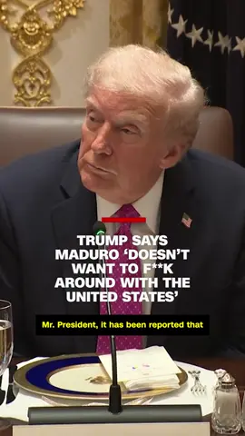 President Donald Trump responded to reports Venezuelan President Nicolas Maduro offered preferential access to the nation’s natural resources in exchange for lowering the temperature as the US conducted a series of Caribbean strikes, telling reporters Maduro “doesn’t want to fuck around with the United States.”