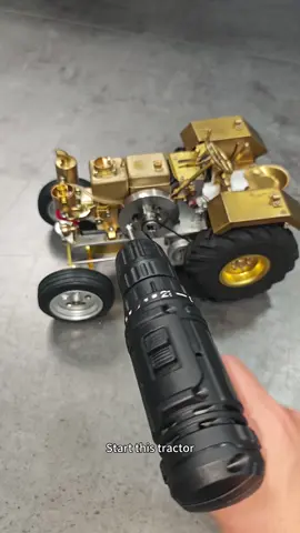 Start making a mini tractor by hand