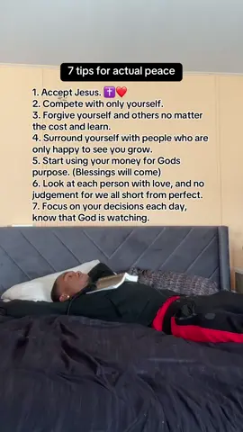 7 tips for better peace. #peace #self 