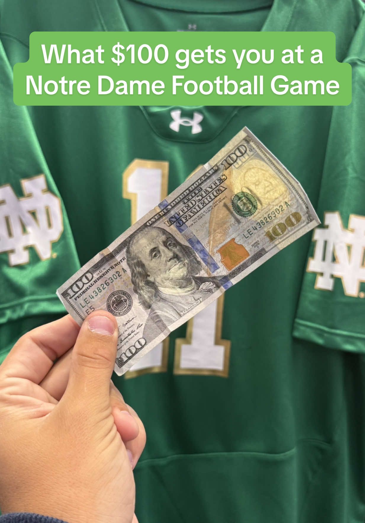 I could easily spend $10,000 here / insta-itscadendavis #football #college #notredame 