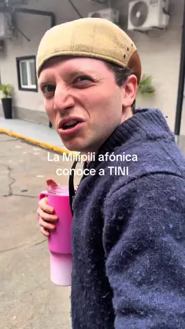 La Milipili afónica conoce a @TINI 💋 #milipili #afonica #tini #parati #fyp 