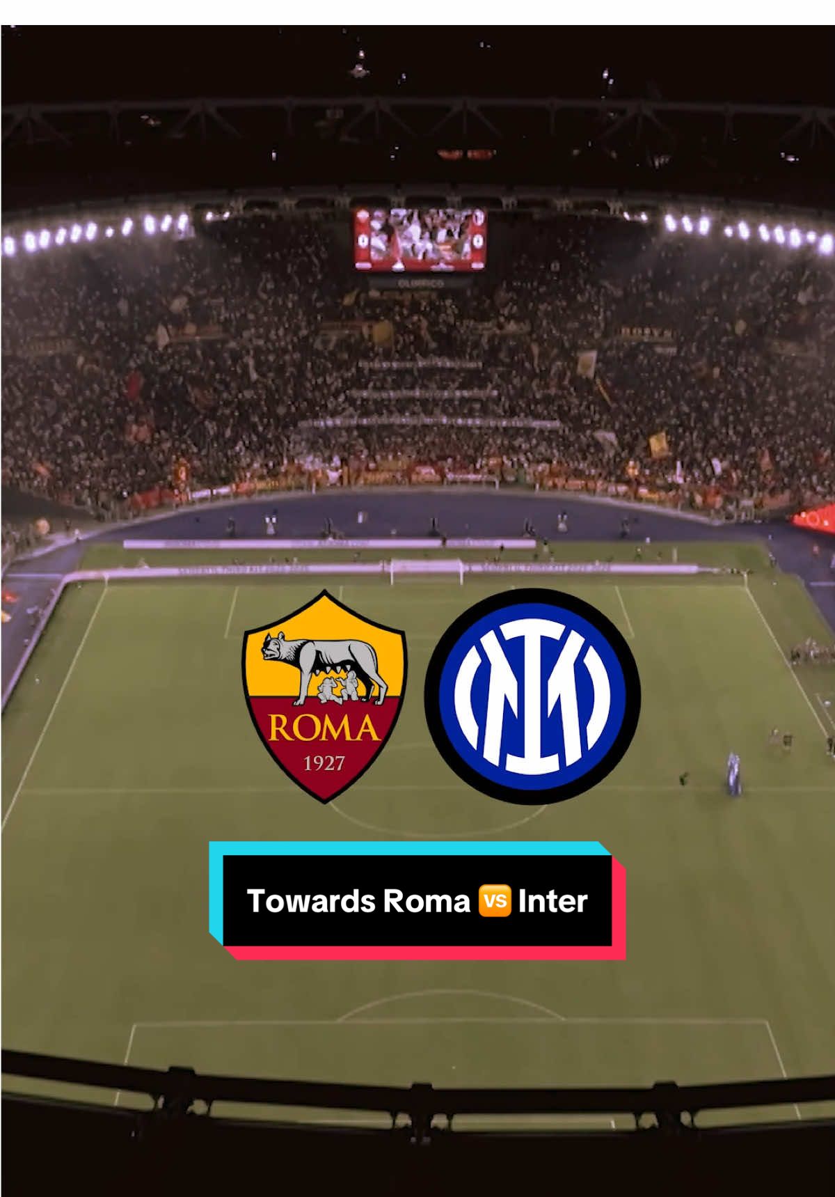 A big clash awaits ⚔️ DAJE ROMA! 💛❤️ #ASRoma #RomaInter #Soccer #seriea #football 