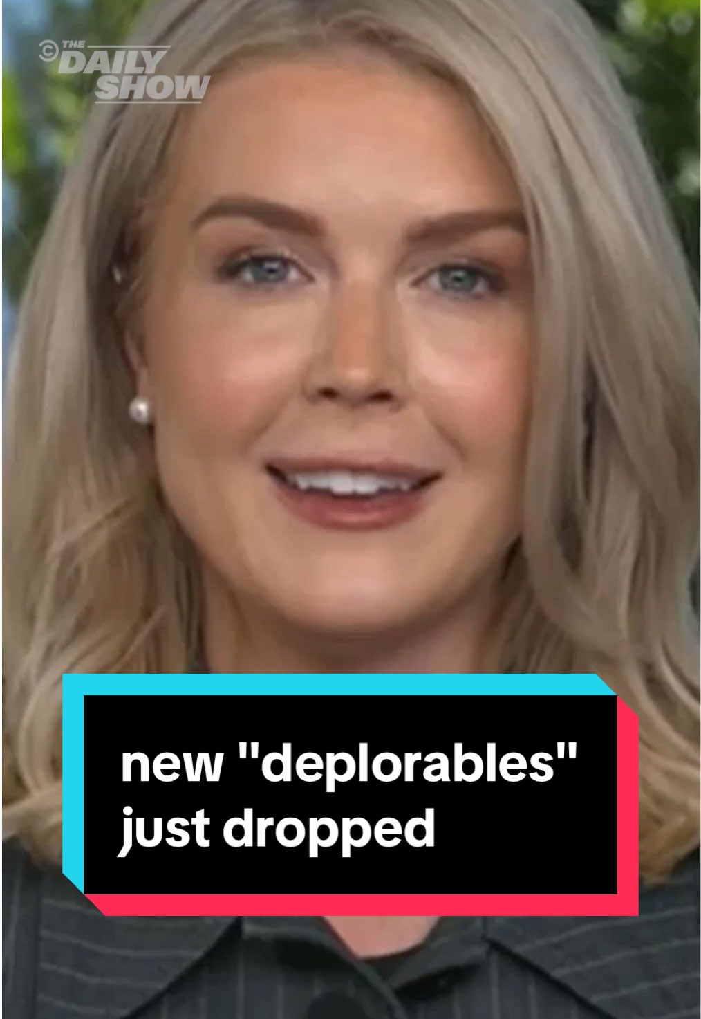 Wow, Republicans are outraged at Karoline Leavitt calling half the country d̶e̶p̶l̶o̶r̶a̶b̶l̶e̶s̶ terrorists #DailyShow #KarolineLeavitt #Republicans 