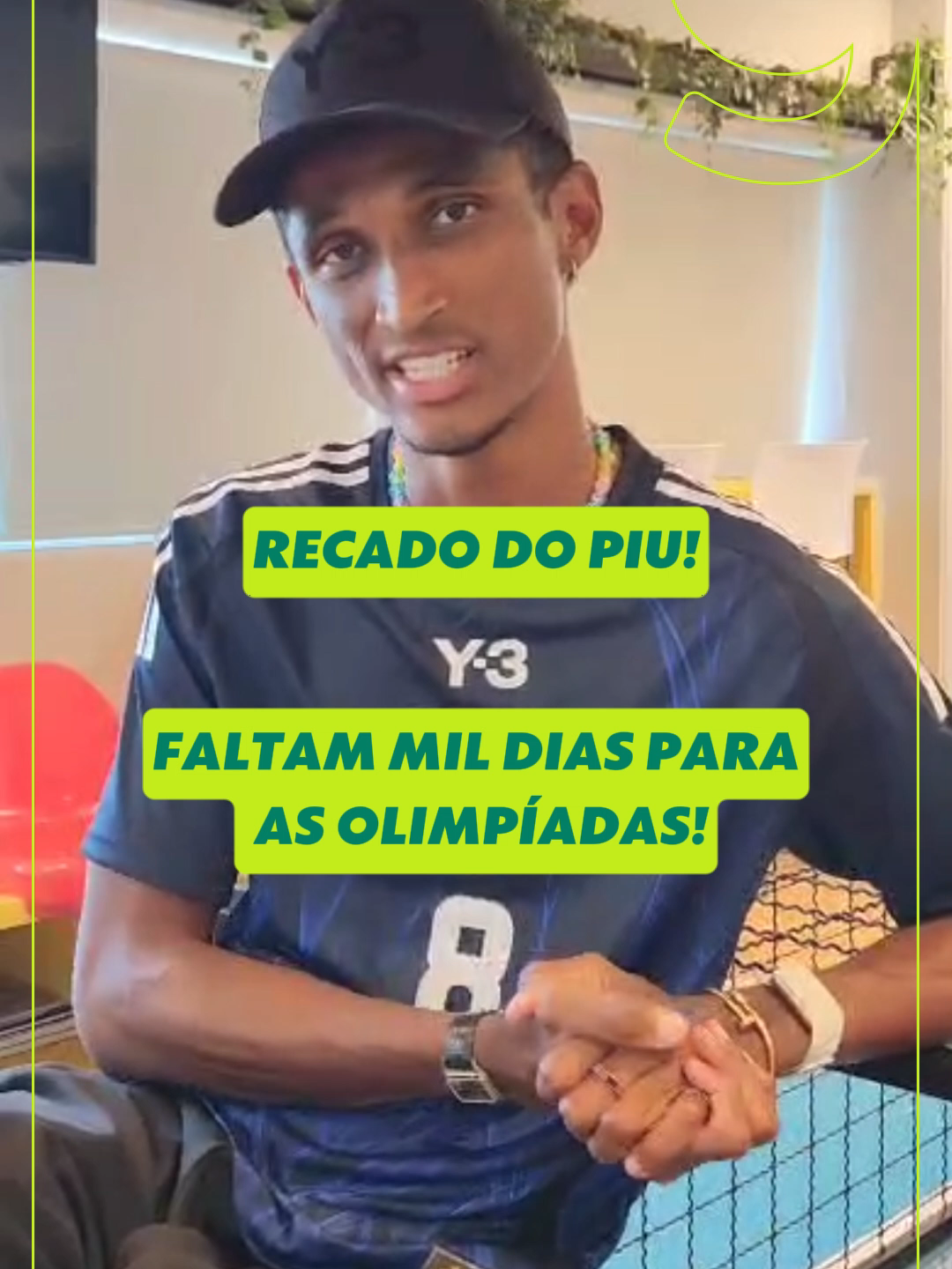 Faltam mil dias para gente torcer para o Piu ganhar mais uma medalha olímpica! Além do título mundial nos 400m com barreiras, já são duas medalhas de bronze na conta do nosso velocista! Vem mais por aí? #olimpiada #la28