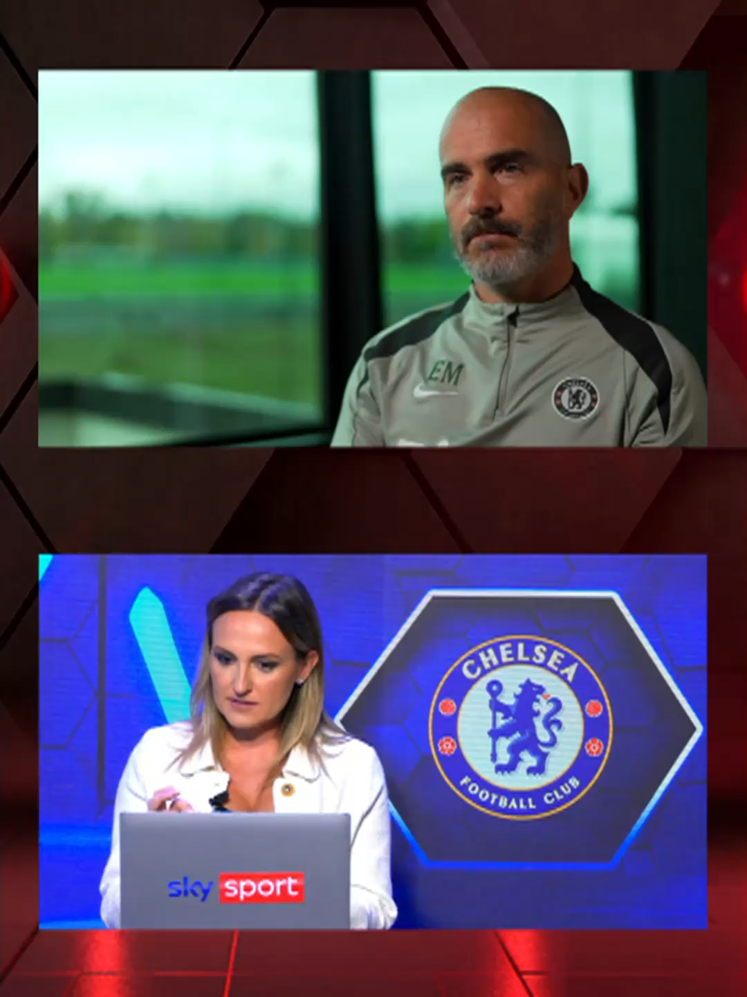 𝗡𝗲𝘀𝘀𝘂𝗻𝗮 𝗱𝗼𝗺𝗮𝗻𝗱𝗮 𝘀𝘂𝗹 𝗖𝗵𝗲𝗹𝘀𝗲𝗮 𝗲 𝘀𝘂𝗹𝗹𝗮 𝗣𝗿𝗲𝗺𝗶𝗲𝗿 𝗟𝗲𝗮𝗴𝘂𝗲 𝗽𝘂ò 𝗺𝗲𝘁𝘁𝗲𝗿𝗲 𝗶𝗻 𝗱𝗶𝗳𝗳𝗶𝗰𝗼𝗹𝘁à @maresca ✅🗣️ 🎤 @vale__mariani #SkySport #Maresca #Chelsea #PremierLeague