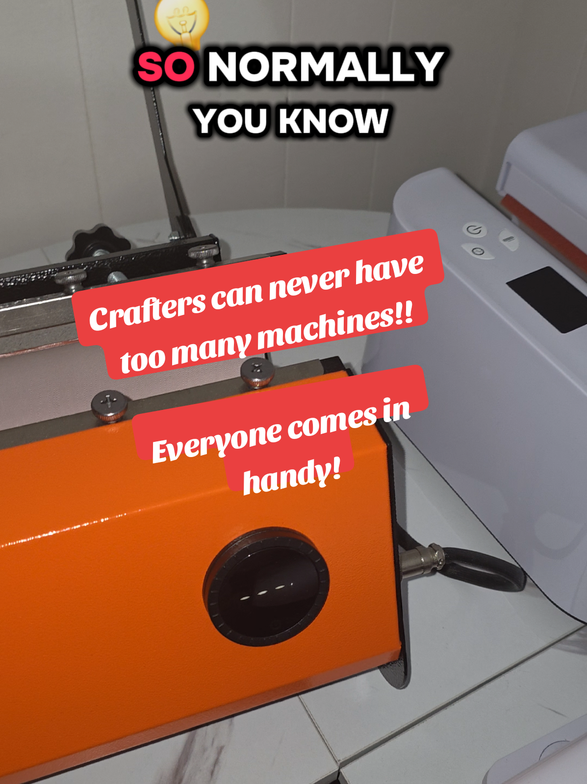 Crafters can never have too many machines!! #heatpress #tumblerpress #craftbusiness #sublimation #crafttok 