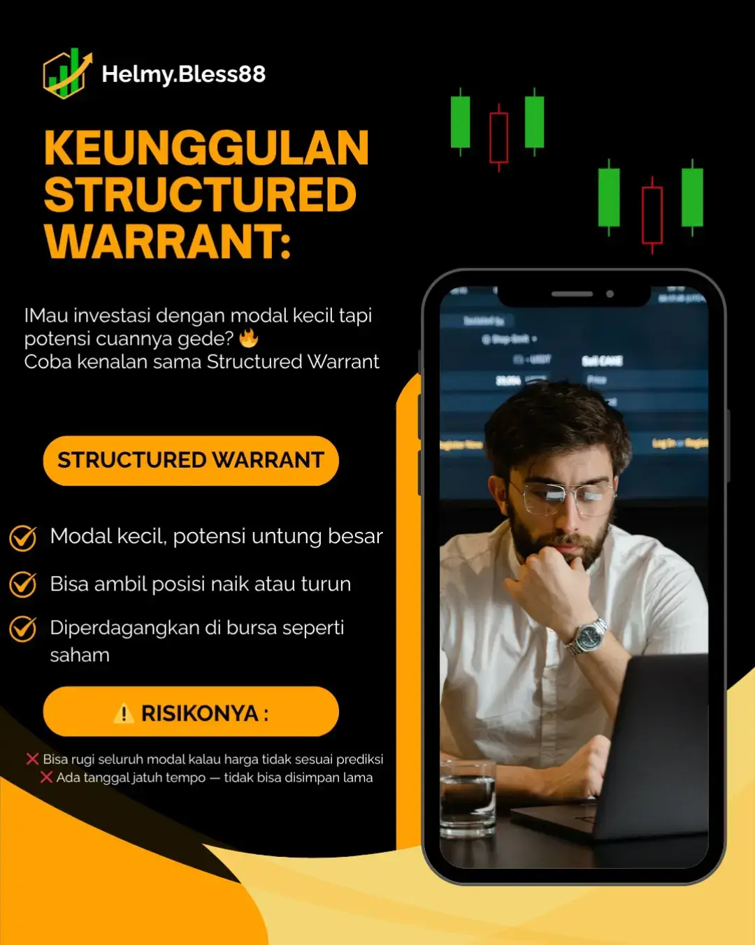 Belajar Tentang SW itu mudah 🌼😁🤝 #ABCuanDariWT #abcuandariwt #waranterstruktur #idxevent  #IcuanDariWt 