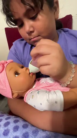 She loves her baby Ava!! #babydoll #kidsbeingkids #notabletkids #toysoftiktok 