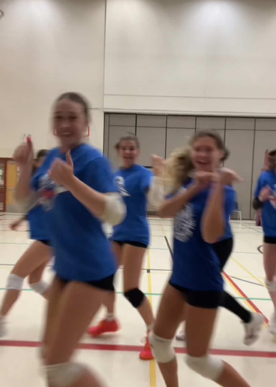Bullets having some fun at practice! #girlsvolleyball #itsmorethanjustasport 