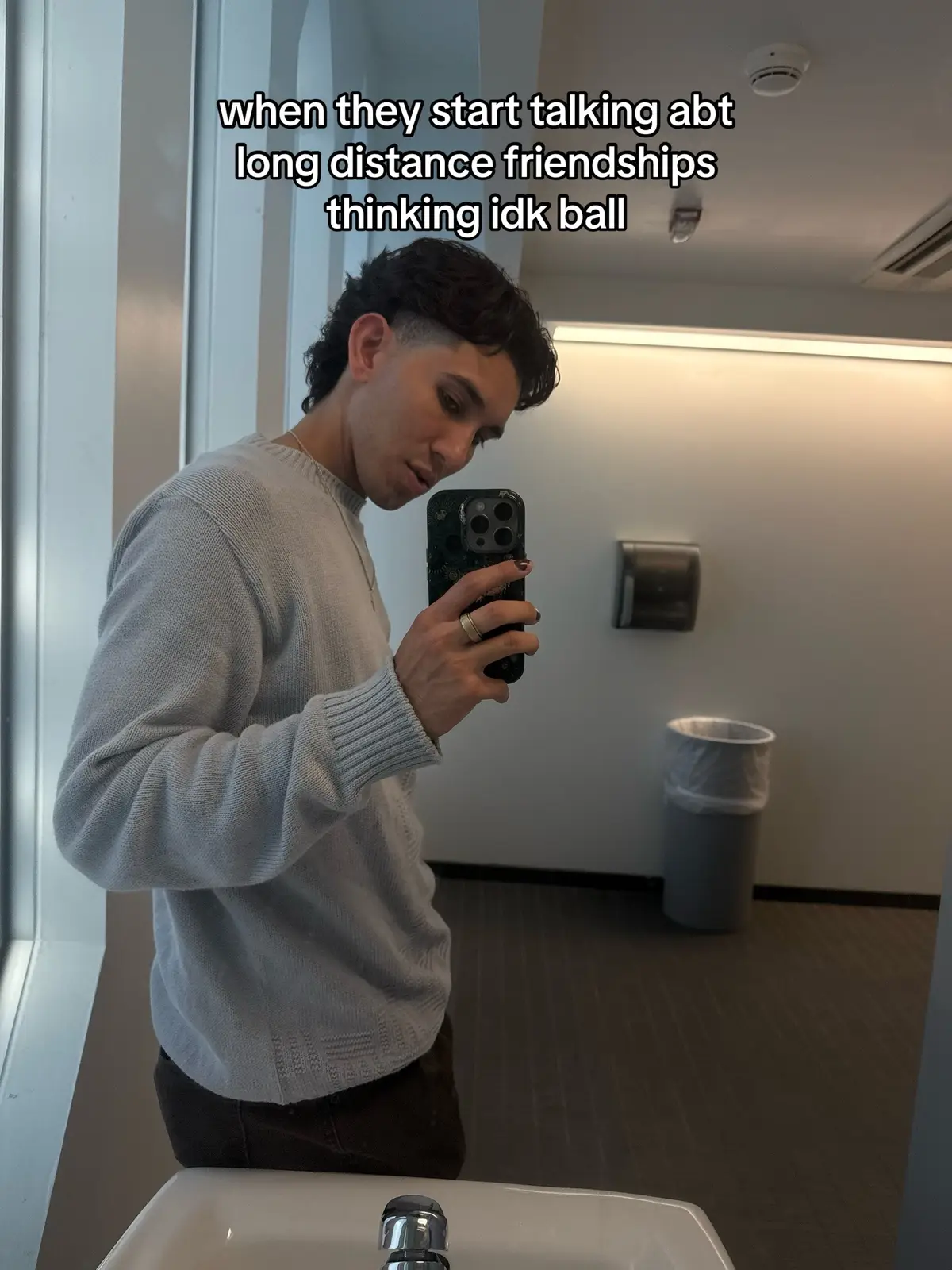 i miss my friends BOO @croix @coco #longdistancefriendship #trend #fyp #trio #college 