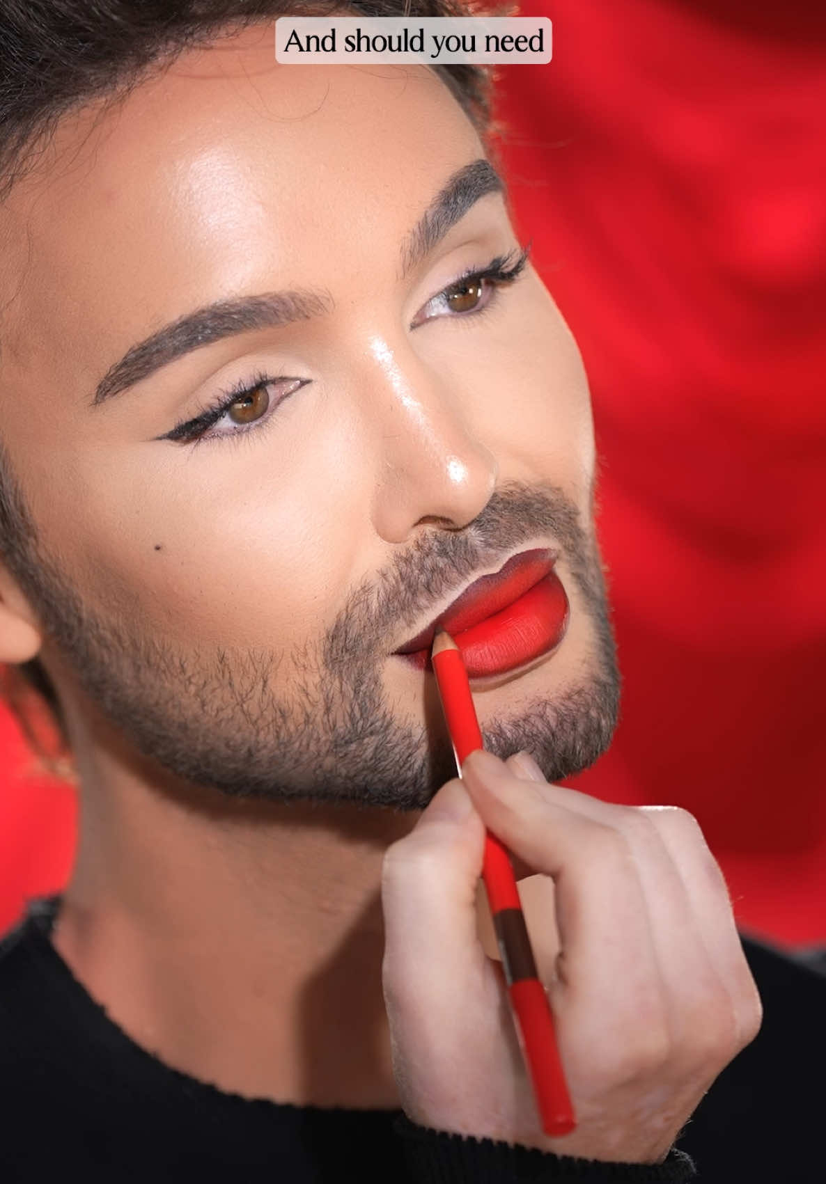 💄 YOU asked for it… SO HERE IT IS! 💋 I had to post this throwback post because it’s truly one of my favorites 🥰 To create this juicy red lip, I used: - “Coin Collector” Lip Pencil by @ONE SIZE BEAUTY  - “01” Cream Lip Stain by @Sephora Collection  - Clear Lip Glass by @maccosmetics #makeuptutorial #redlipstick #makeup #makeuphacks #paintedbyspencer 