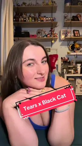 Had to give this a shot with Black Cat 🐈‍⬛  Tried the Sabrina Tears Trend #tearstrend #cosplay #sabrinacarpentertears #sabrinacarpenter @Sabrina Carpenter #blackcat 