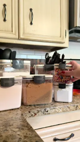 Everyone wants an organized pantry.  Grab the viral Progressive 6 Piece Baker Set today in our TikTok shop!  #organizedhome #kitchen #bake #tiktokshop #storagehacks 