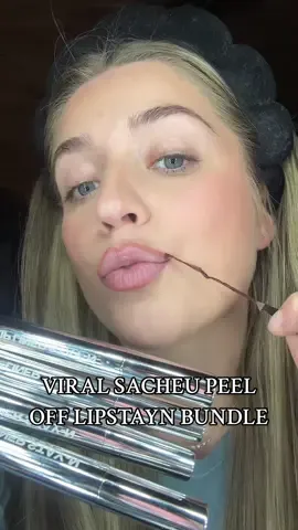 RUN and get this bundle @SACHEU Beauty US #sacheubeauty #sacheuiconsbundle #peelofflipstain #viralbeauty #beautytiktok  