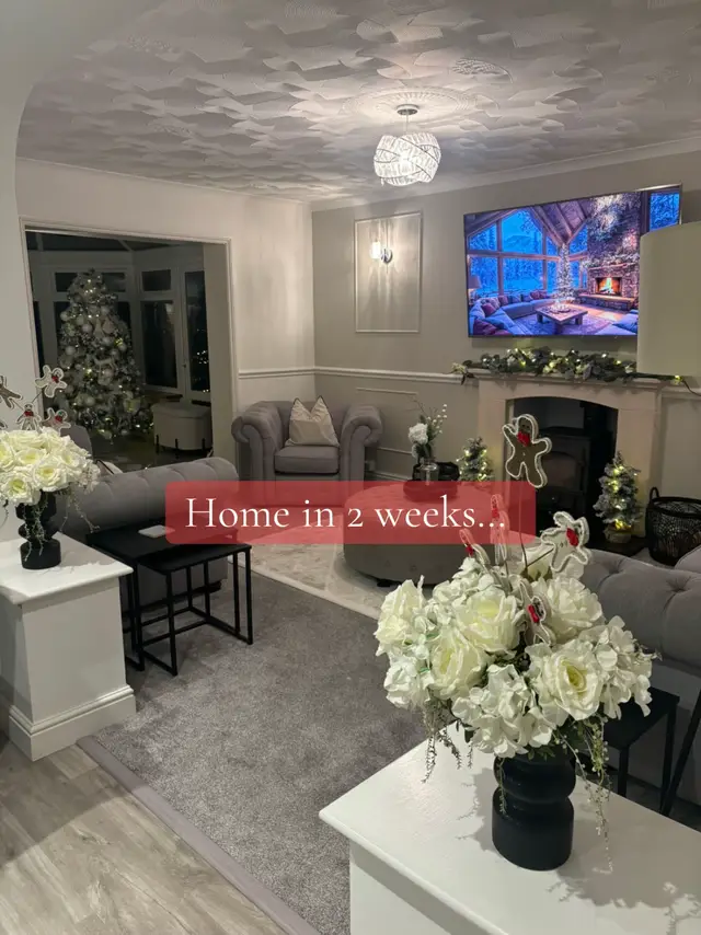 When do you put the decorations up?! #christmas #christmascountdown #christmasdecor #festive 