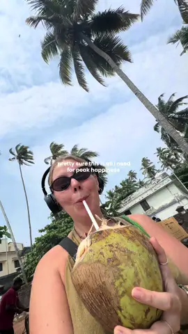 a coconut a day keeps the doctor away! #traveltiktok 