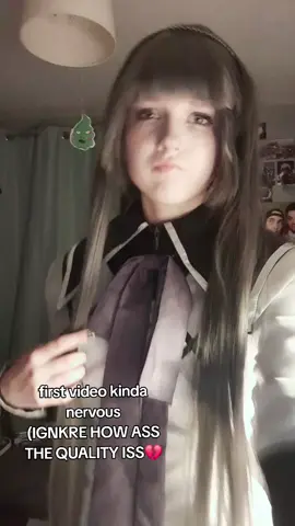 also ignore how chopped my wig is✌✌ im too scared to make this account public😚 #homura #magicalgirl #fyp #cosplay 