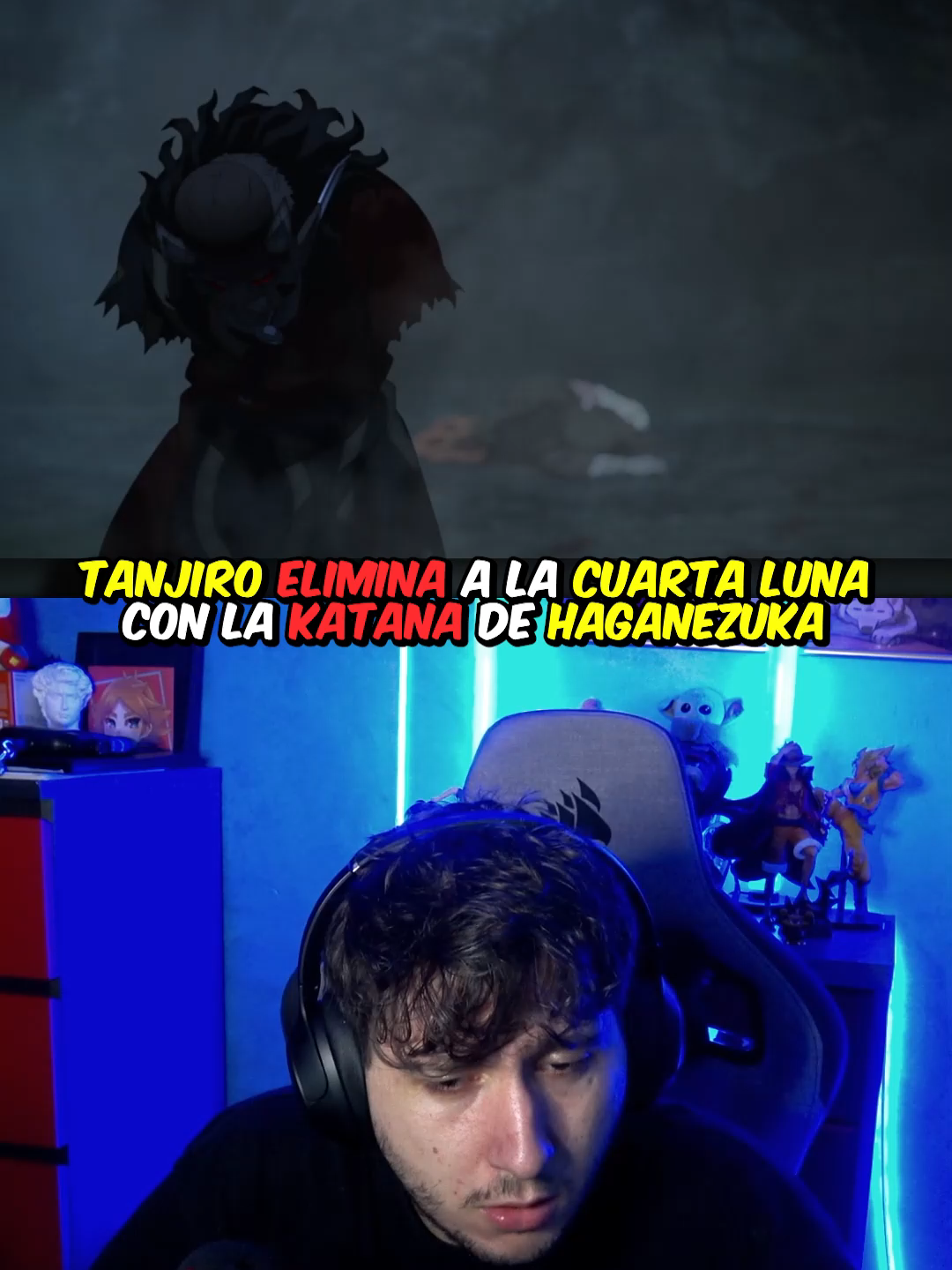 TANJIRO ELIMINA A LA CUARTA LUNA #anime #jiven #kimetsunoyaiba