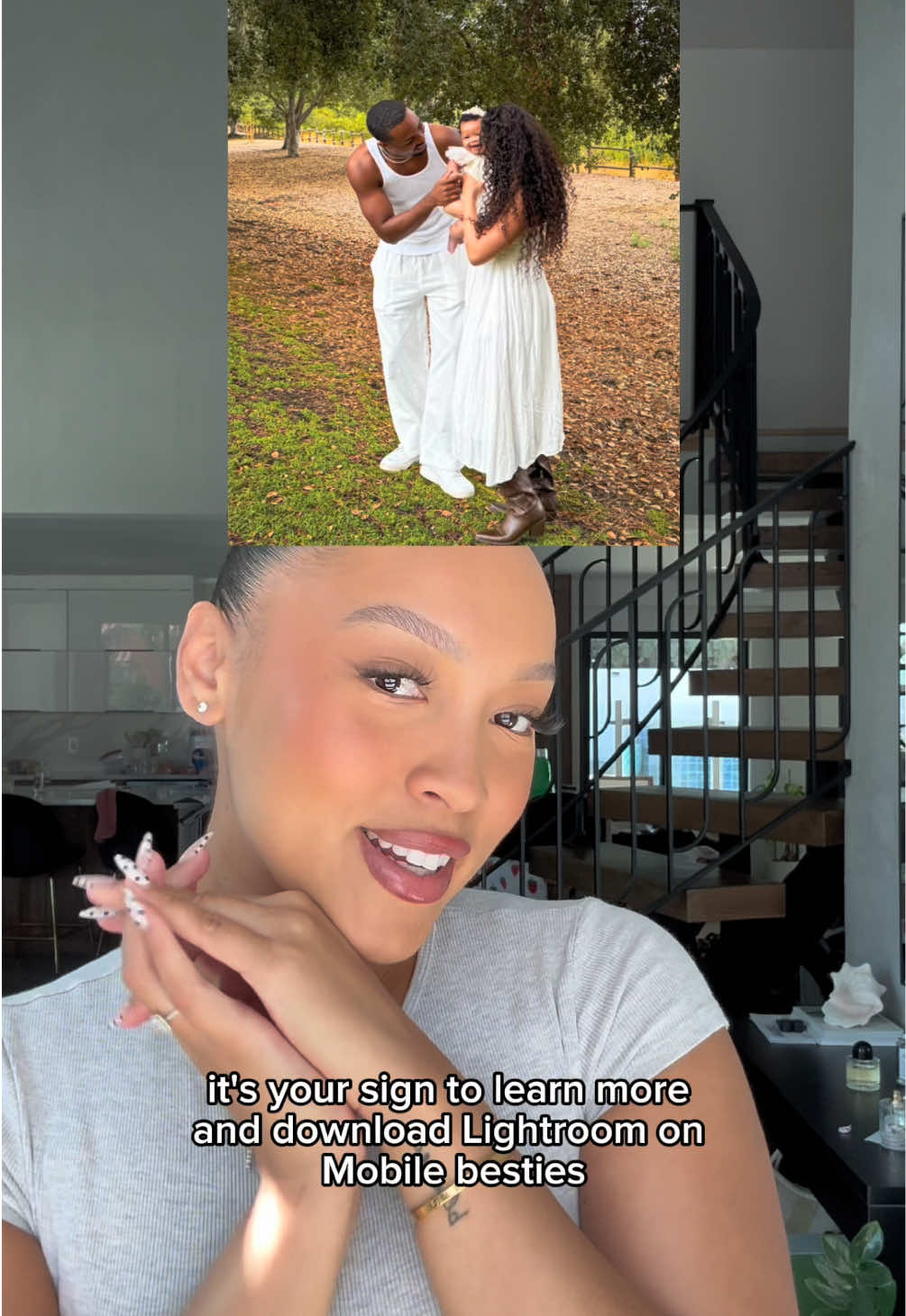 The perfect edit for our fall family photos made easy with @Lightroom on Mobile🧚🏻‍♀️#AdobePartner #MadeWithLightroom 