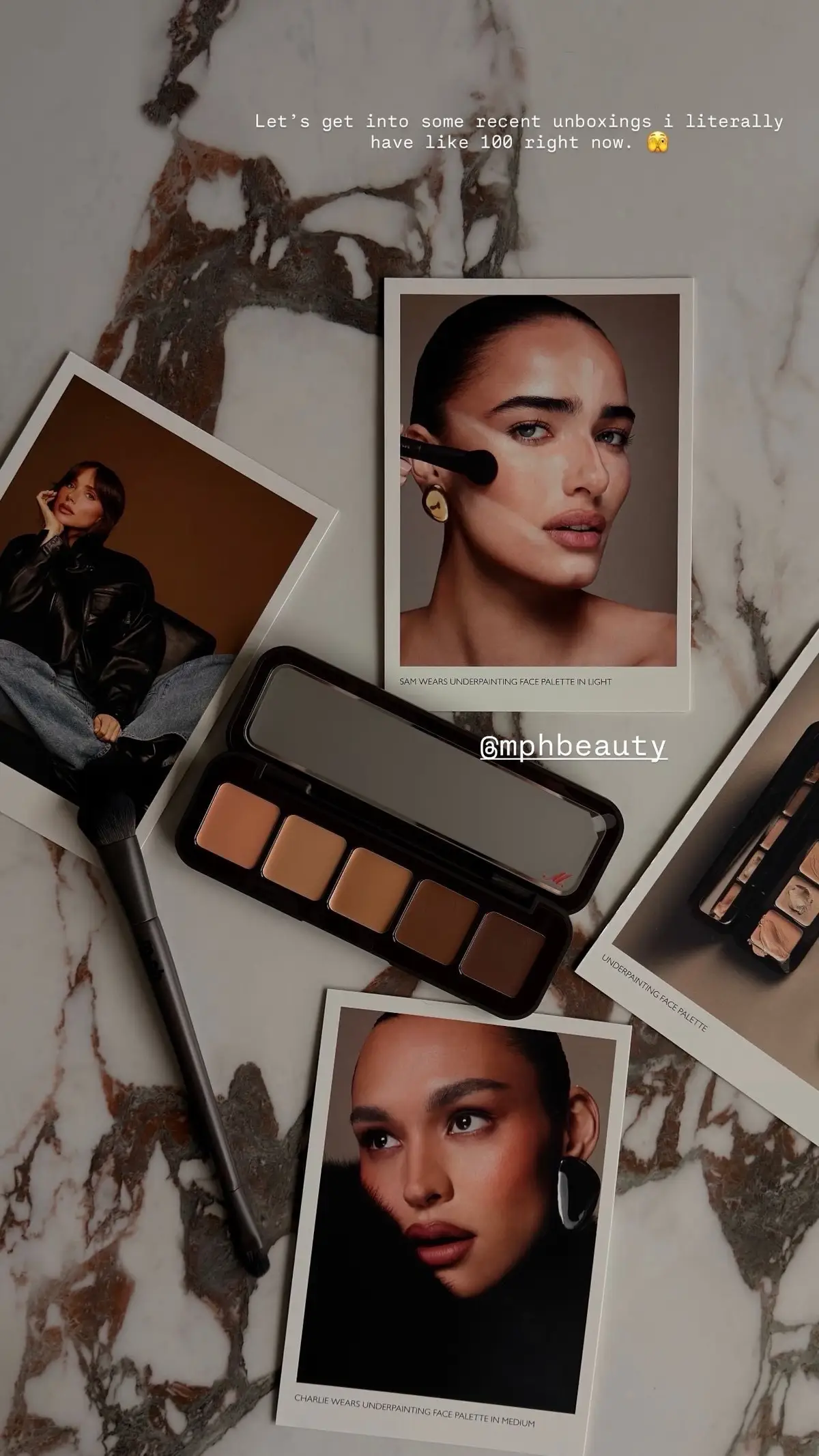 Such sexy moody giftings this month! Tysm for all the love from these amazing brands. @m.ph by Mary Phillips @Morphe Cosmetics @bareMinerals @patrick ta @Farmacy Beauty @Saltair Body @Moroccanoil @M.A.C Cosmetics Store @EADEM @milkmakeup #influencerunboxings #influencertips 