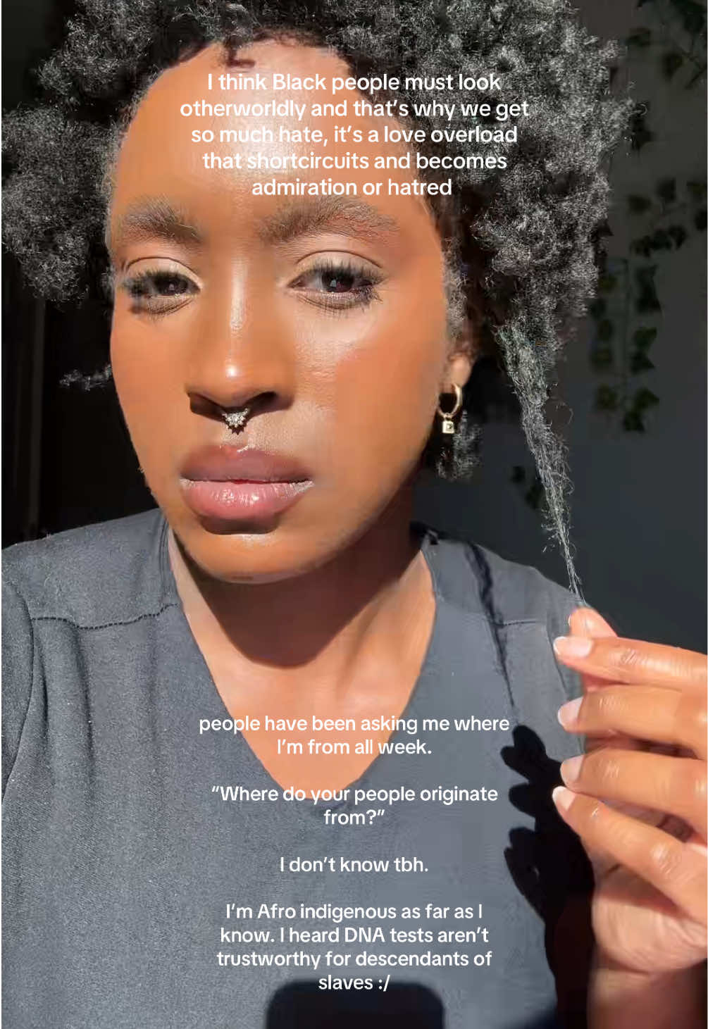 What I said can be applied to all people of color 🤝🏾✨. I was raised by two Black parents so my connection to Indigenous (Native American) culture is through my elders I didn’t get to meet. 🙂‍↕️ #blackpeople #blackwomen #dna #ancestry 