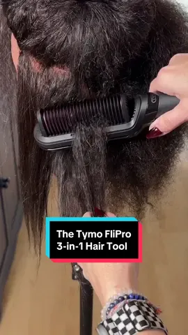 The Tymo FlipPro 3-in-1 allows you to comb, straighten and curl your hair all in one tool. This is a revolutionary hair tool that everyone should consider owning.  #tymoflipro  #hairstraightener  #tiktokshopblackfriday  #tiktokshopcreatorpicks  #spotlightfinds 