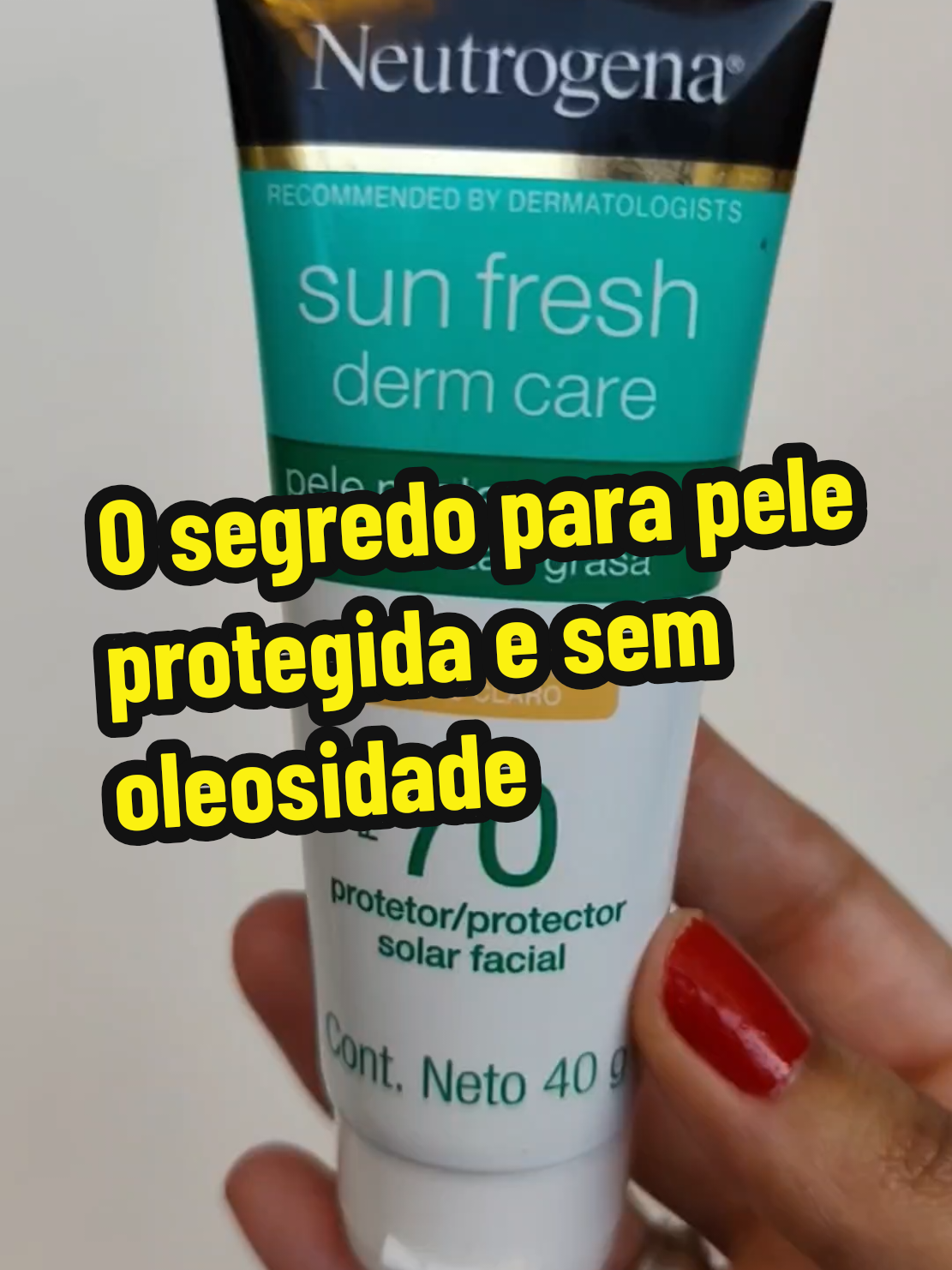 Protetor Solar Neutrogena FPS 70 com toque seco 🥰 @Achadinhos Josy Morenahh @Achadinhos Josy Morenahh @Achadinhos Josy Morenahh  #TiktokShopeChegou #Neutrogena #ProtetorSolarFPS70 #PeleOleosa #ToqueSeco