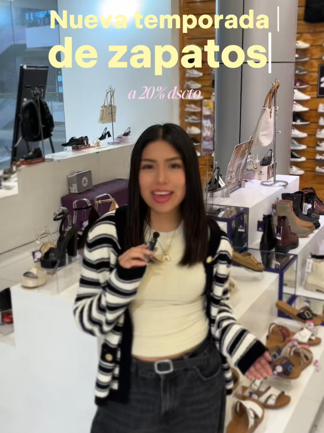 “Nos fuimos de recorrido por nuestras tiendas y sí 😍 ¡la nueva colección de avance de temporada ya está aquí! Aprovecha el 20% off 🛍️  Visitanos en nuestras más de 130 tiendas y footloose.pe