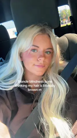 Daily struggle #blonde #blondeblindness 