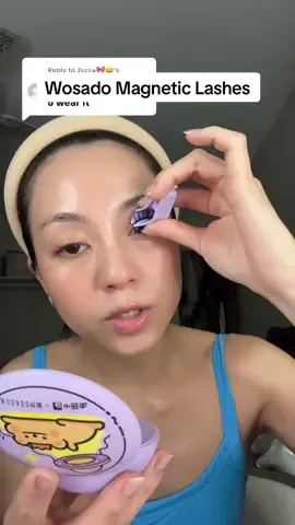 Replying to @𝓙𝓼𝔃𝔃𝔂🎀😝 These Wosado Magnetic Lashes are designed to be reused, you can use them up to 100 times or even more with proper care. #wosadomagneticeyelash #wosadolashes #TikTokShopCreatorPicks #magneticlashes #tiktokshopcosmetics 