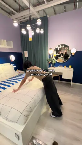 make sure to test out your furniture before buying peeps #ikea #furniture #fyp #foryou 
