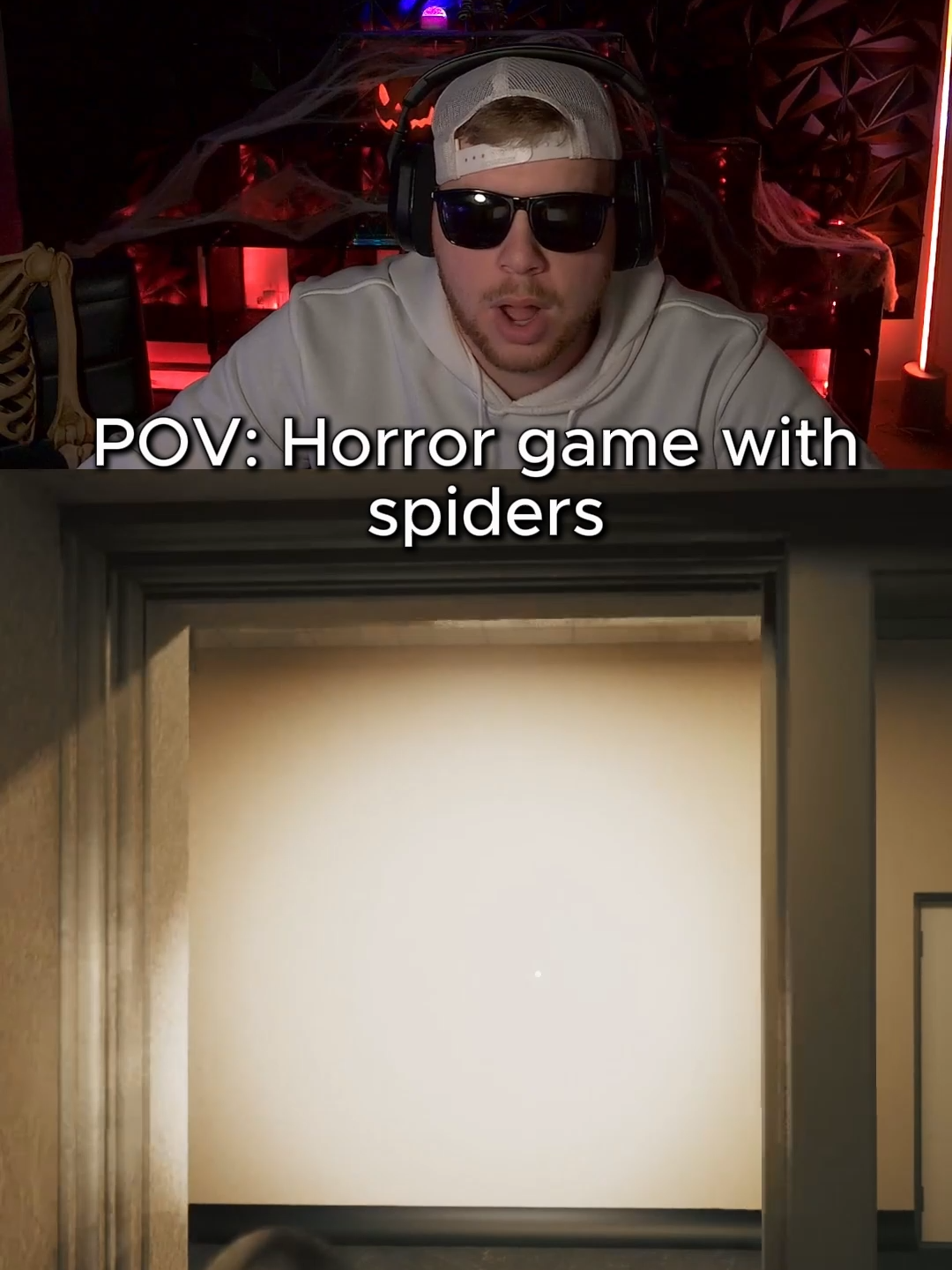 The devs need jail time 🤣 #gaming #spider #horrorgame #funny #streamer